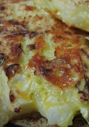 カルシウムたっぷりお好み焼き-レシピのメイン写真
