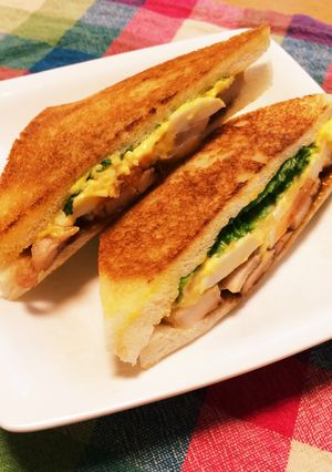 サンドイッチをこんがり焼くだけ♡-レシピのメイン写真
