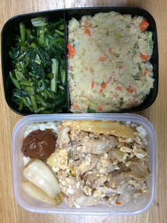 はやとうりの中華風炒めピリ辛丼-レシピのメイン写真