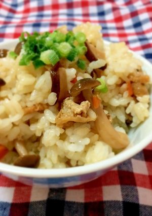 鶏とキノコの混ぜごはん♡-レシピのメイン写真