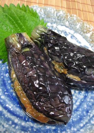 揚げ茄子の大葉味噌はさみ-レシピのメイン写真