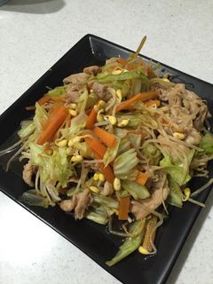 豆もやしがシャキシャキ野菜炒め-レシピのメイン写真