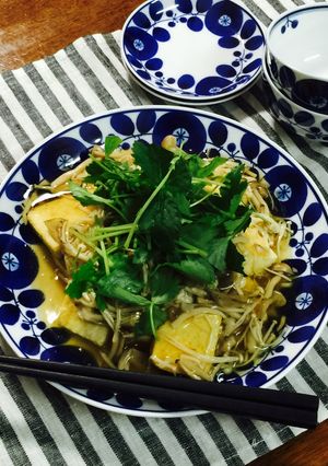 豆腐のキノコあんかけ-レシピのメイン写真