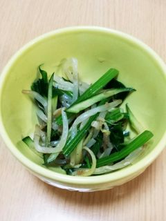 副菜に⭐もやしとほうれん草のおかか和え-レシピのメイン写真