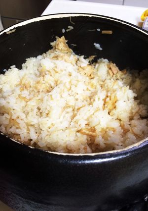 なめ茸とツナの炊き込みごはん-レシピのメイン写真