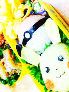 ポケモン*ピカチュー*キャラ弁♡-レシピのメイン写真