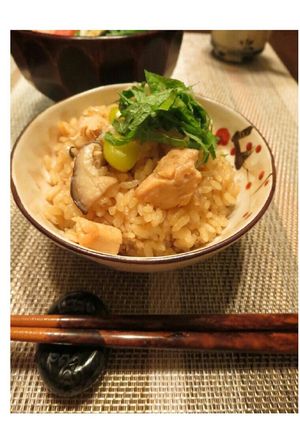 秋鮭の味噌バター炊き込みごはん-レシピのメイン写真
