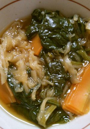 簡単!ほうれん草と 切り干し大根の和風煮-レシピのメイン写真
