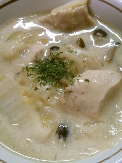 簡単!白菜と しめじ鶏むね肉のクリーム煮-レシピのメイン写真