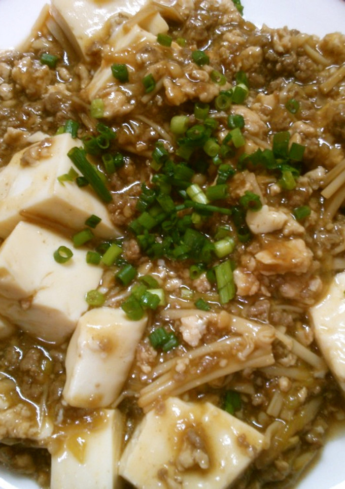 簡単！早い♪豆腐の中華風！挽き肉餡掛け-レシピのメイン写真