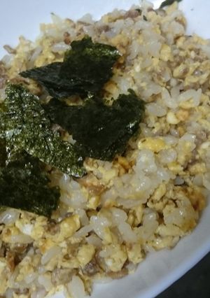ヘルシー・簡単！大豆のお肉で焼き飯-レシピのメイン写真