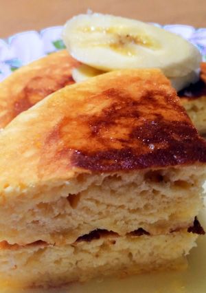 HM不要☆優しいお味のホットケーキ-レシピのメイン写真