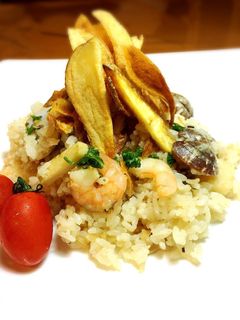 洋風炊き込みご飯 ♪ 海の幸ピラフ-レシピのメイン写真