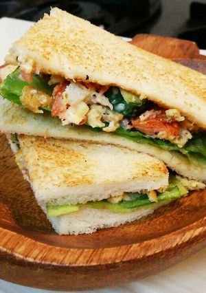 忙しい朝に☆お弁当作りと一緒に鮭サンド♪-レシピのメイン写真