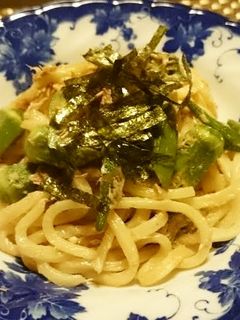 ツナとオクラの焼うどん-レシピのメイン写真