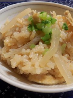 大根の炊き込みご飯♪-レシピのメイン写真