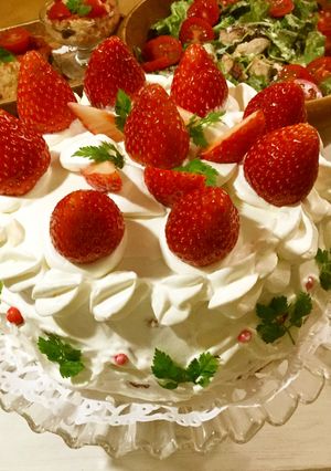 苺のデコレーションケーキ♡-レシピのメイン写真