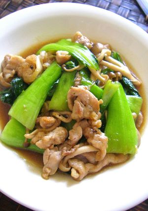 豚肉と青梗菜の中華風炒め物-レシピのメイン写真