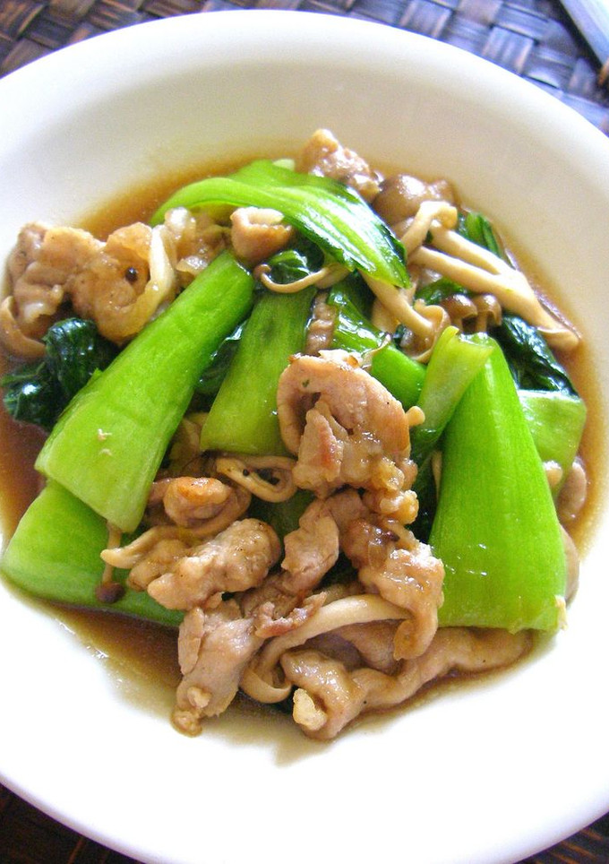 豚肉と青梗菜の中華風炒め物-レシピのメイン写真