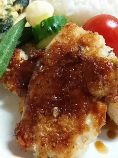 特製ソースとチキンカツレツ~♪-レシピのメイン写真