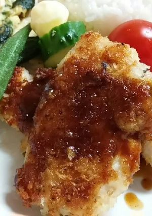 特製ソースとチキンカツレツ~♪-レシピのメイン写真