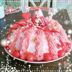 รูปของ 誕生日プリキュアケーキ