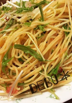 混ぜるだけ！激ウマ明太にんにくパスタ♡-レシピのメイン写真