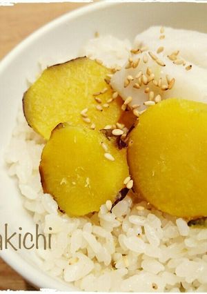 シンプル＊さつま芋と里芋の炊き込み＊-レシピのメイン写真