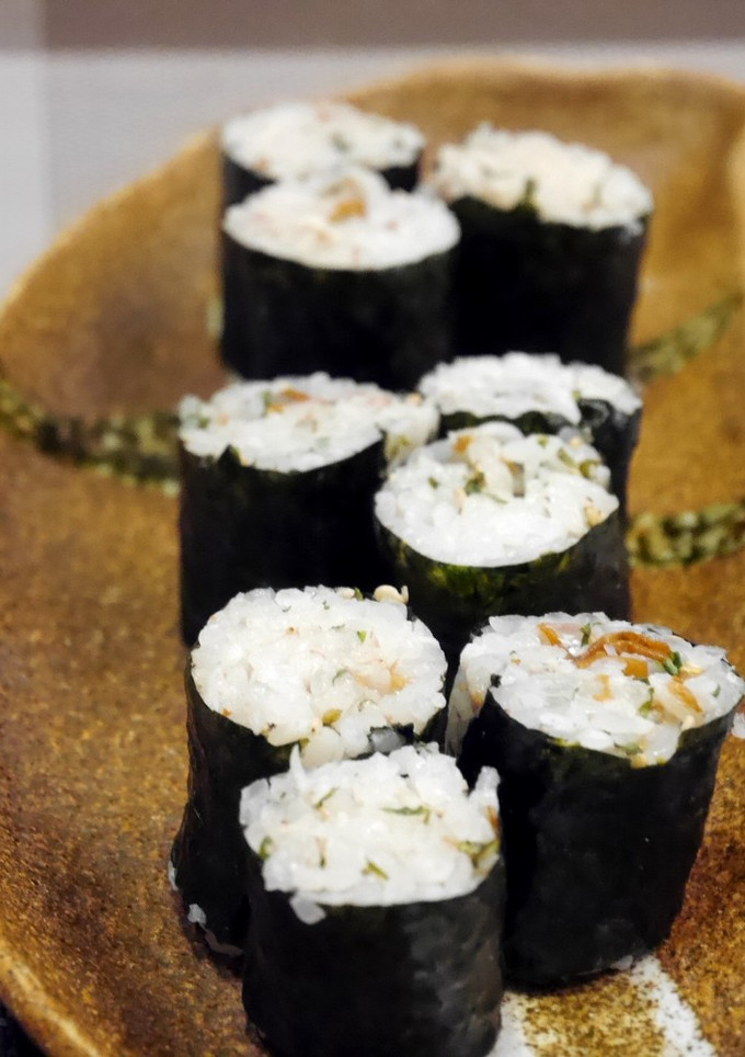 梅としらすと大葉の海苔巻-レシピのメイン写真