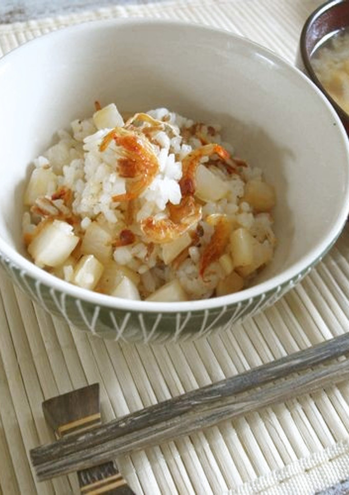 切干大根と大根と桜海老の混ぜご飯-レシピのメイン写真