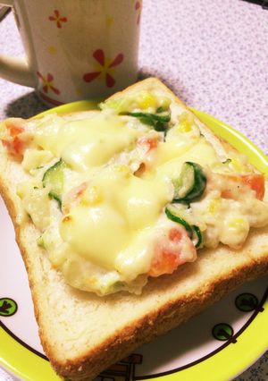 みんな大好き♡ポテサラトースト-レシピのメイン写真