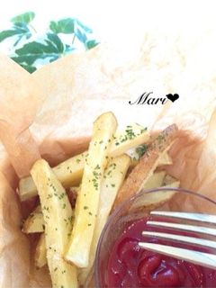 レンジ&トースター揚げずにフライドポテト-レシピのメイン写真