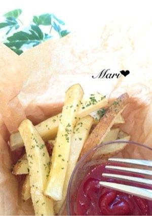 レンジ&トースター揚げずにフライドポテト-レシピのメイン写真