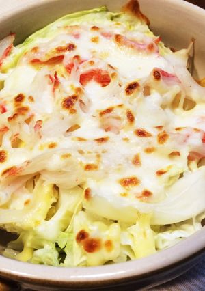 簡単すぎ！ヘルシー♡キャベツとカニカマ-レシピのメイン写真