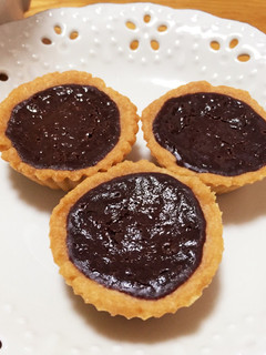 子供達に大人気♡簡単チョコタルトの中身-レシピのメイン写真