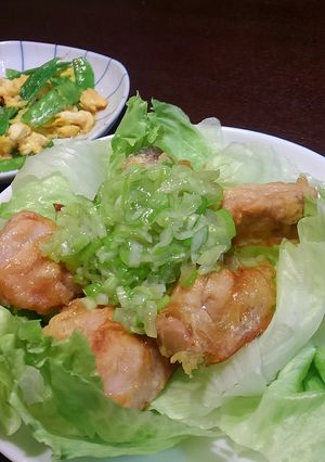 唐揚げのシャンタンネギソースがけ-レシピのメイン写真