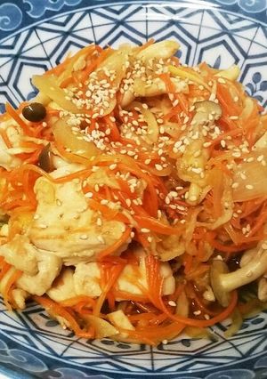 お野菜たっぷりむね肉の南蛮漬け-レシピのメイン写真