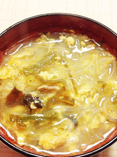 創味シャンタンで本格中華☆春雨酸辣湯-レシピのメイン写真