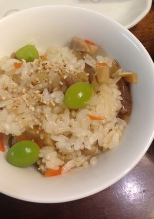 秋の炊き込みご飯-レシピのメイン写真