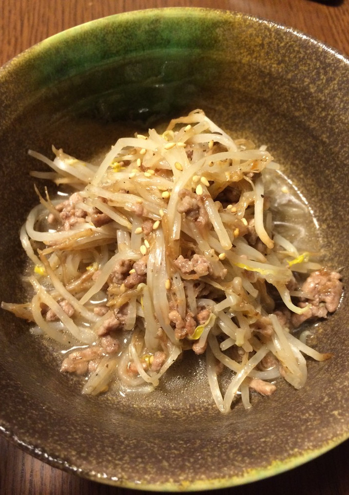 和風もやしとひき肉炒め-レシピのメイン写真