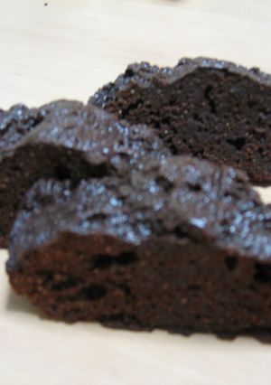 レンジdeノンオイル豆腐チョコケーキ♪-レシピのメイン写真