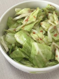 キャベツと梅の浅漬け-レシピのメイン写真
