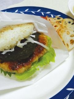 吾妻さん家の蓮根ライスバーガー-レシピのメイン写真