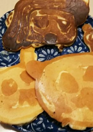 簡単❗パンケーキアート-レシピのメイン写真