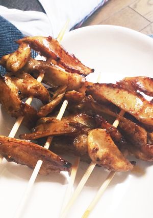 ピリ辛!! やげんなんこつ唐辛子醤油焼き-レシピのメイン写真