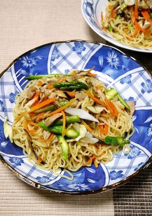 レンジで簡単！ダイエット焼きそば-レシピのメイン写真