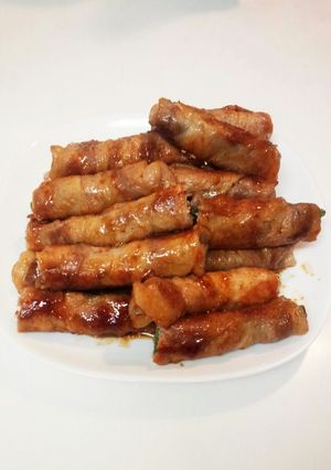 我が家の定番おかず　インゲンの豚巻き-レシピのメイン写真