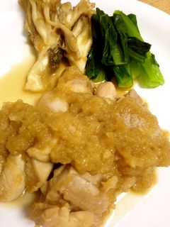 鶏肉とすりおろしりんごの煮もの-レシピのメイン写真