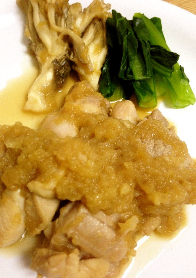 鶏肉とすりおろしりんごの煮もの-レシピのメイン写真