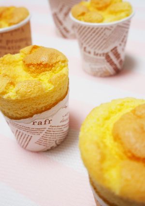 簡単米粉カップシフォン♪-レシピのメイン写真